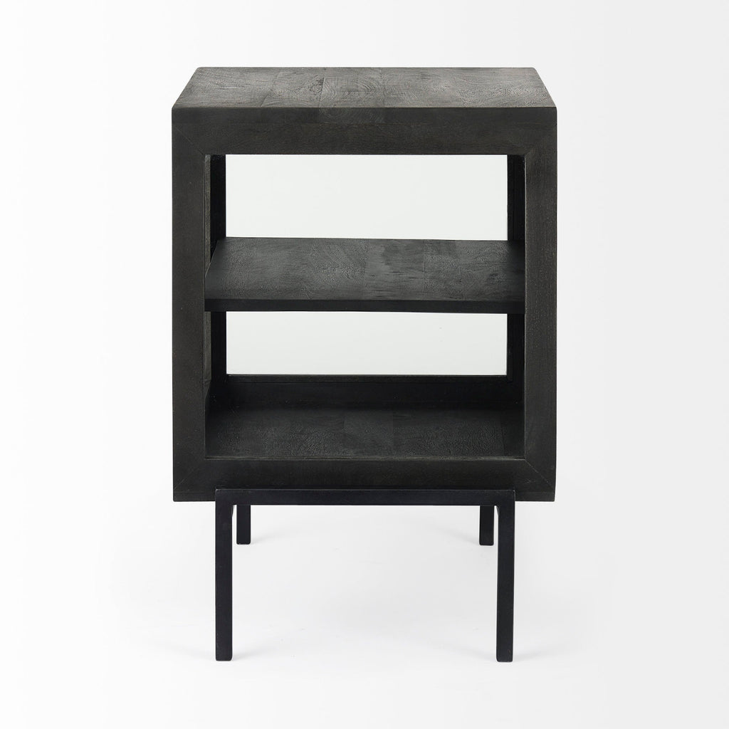 Mercana Arelius 20" x 18.8" x 26" Solid Wood Side Table