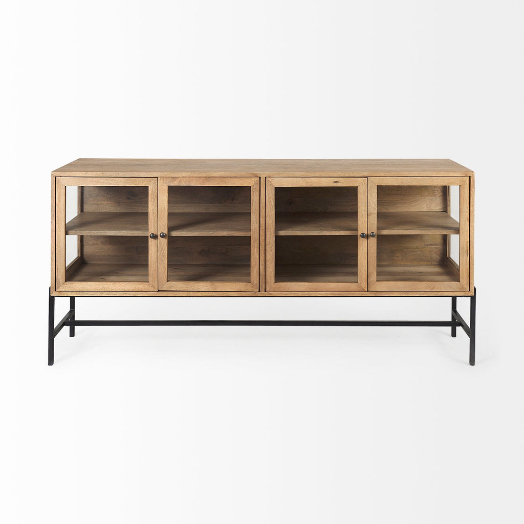 Mercana Arelius 70" x 18.8" x 32" Solid Wood Sideboard