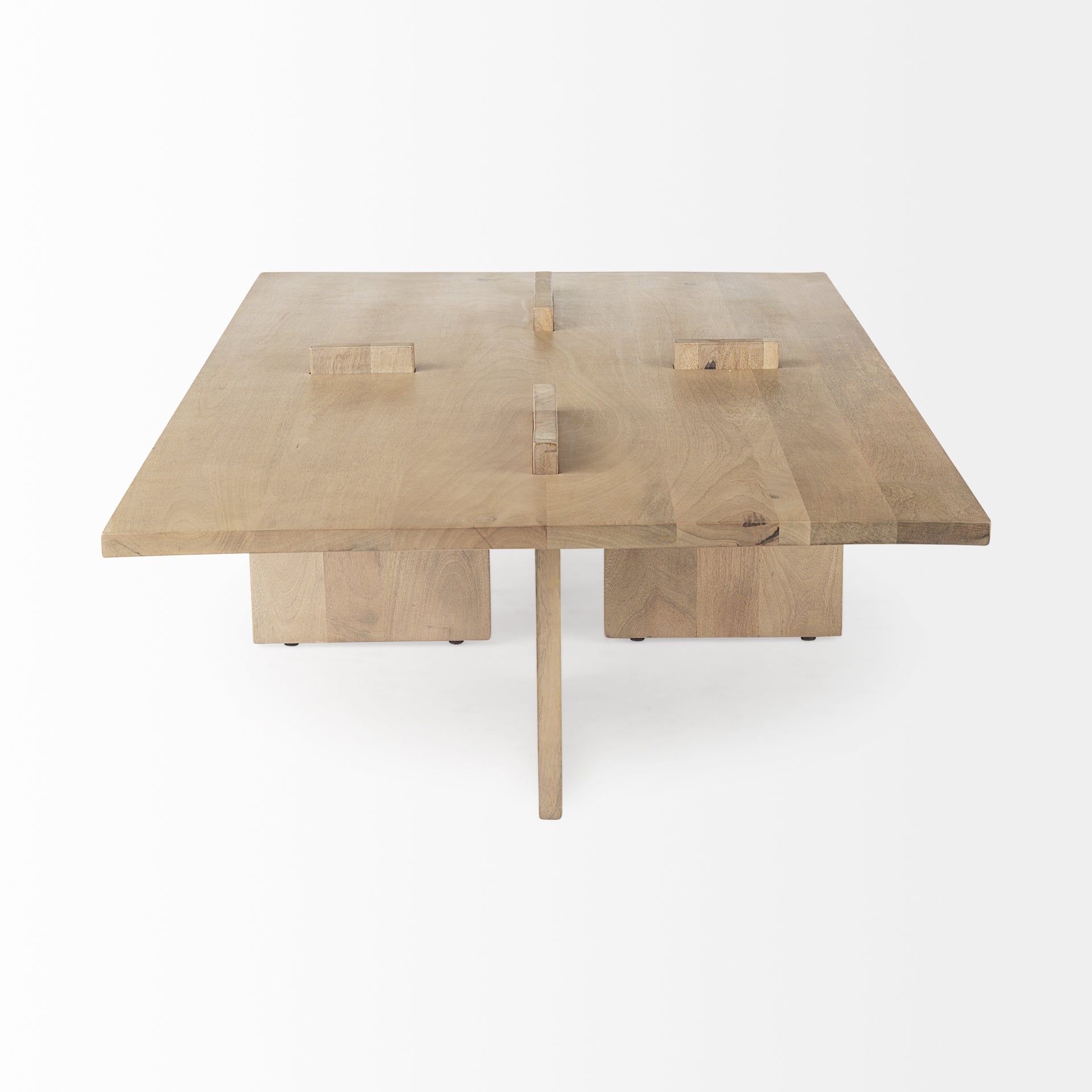 Mercana Aida 56" x 34" x 15.5" Solid Wood Coffee Table