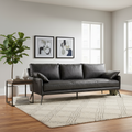Mercana Cochrane 82" x 33" x 32" Genuine Leather Standard Sofa