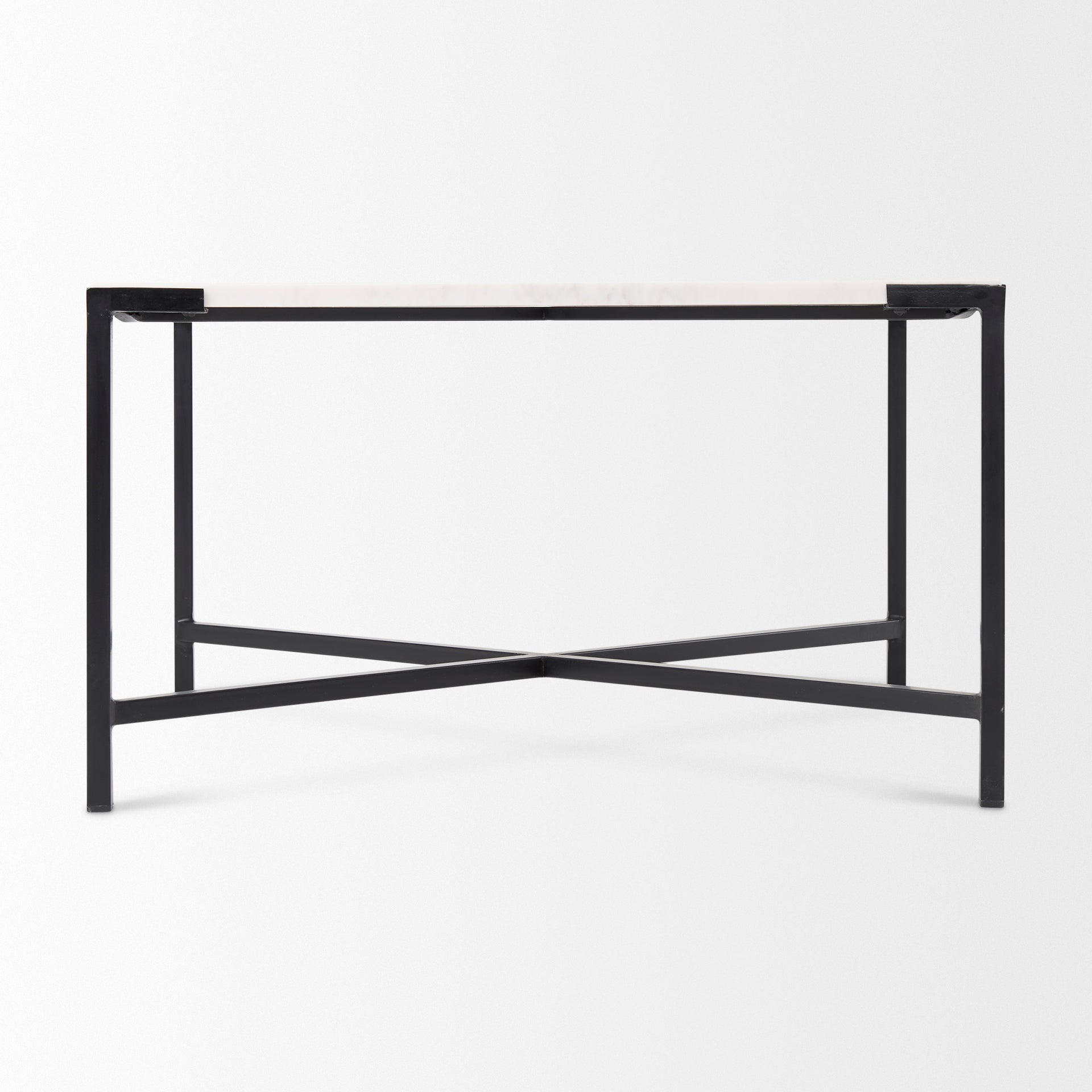 Mercana Lucas 30" x 30" x 17" Metal Coffee Table