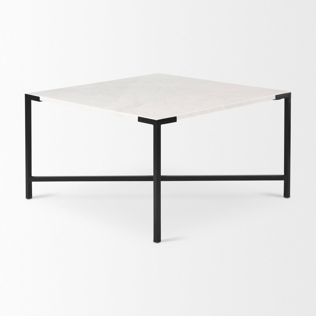 Mercana Lucas 30" x 30" x 17" Metal Coffee Table