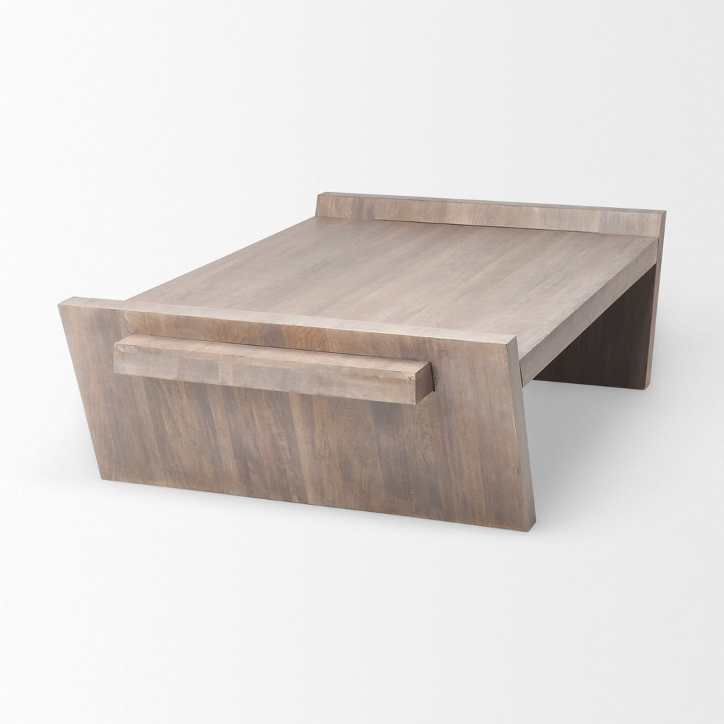 Mercana Elaine 59" x 36" x 16" Solid Wood Coffee Table