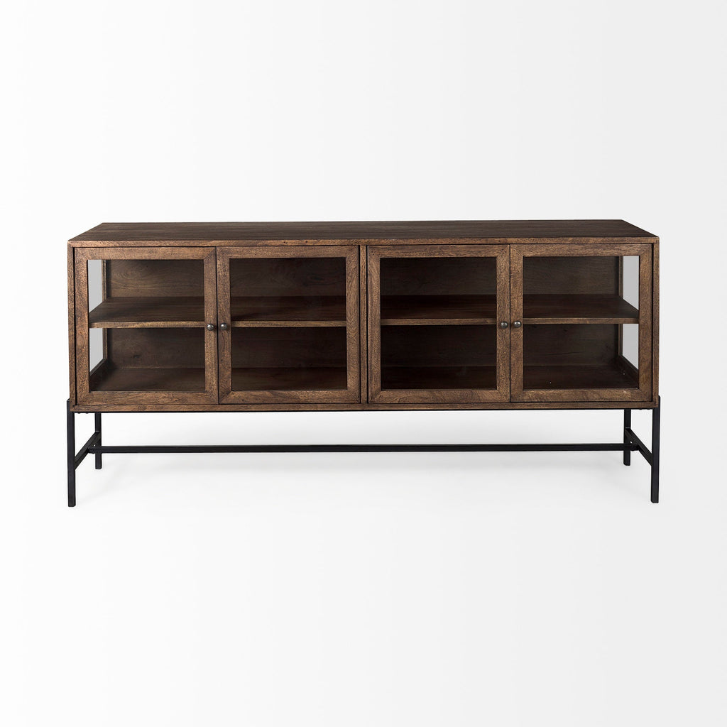 Mercana Arelius 70" x 18.8" x 32" Solid Wood Sideboard