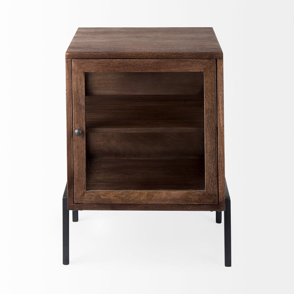 Mercana Arelius 20" x 18.8" x 26" Solid Wood Side Table