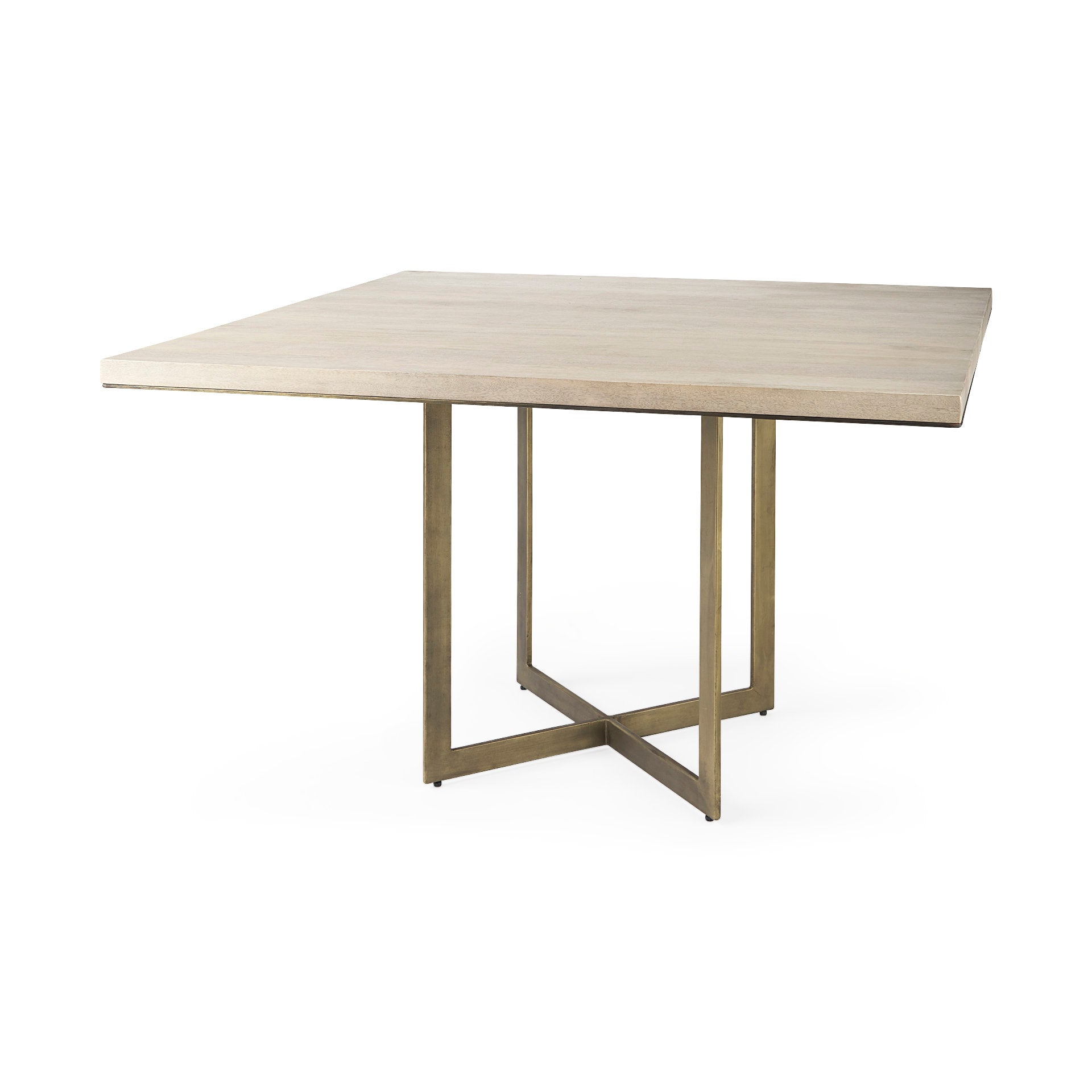 Mercana Faye 48" x 48" x 30" Solid Wood Square Dining Table