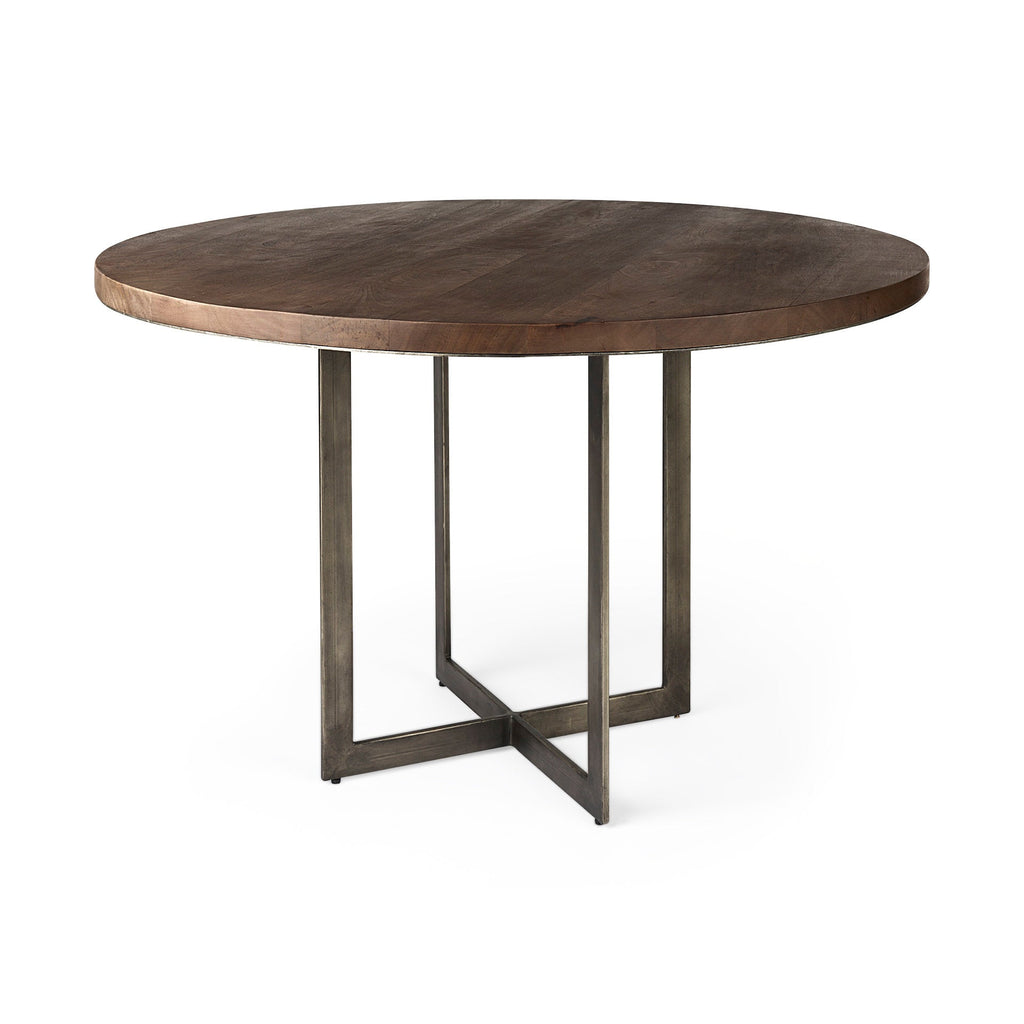 Mercana Faye 48" x 48" x 30" Solid Wood Round Dining Table