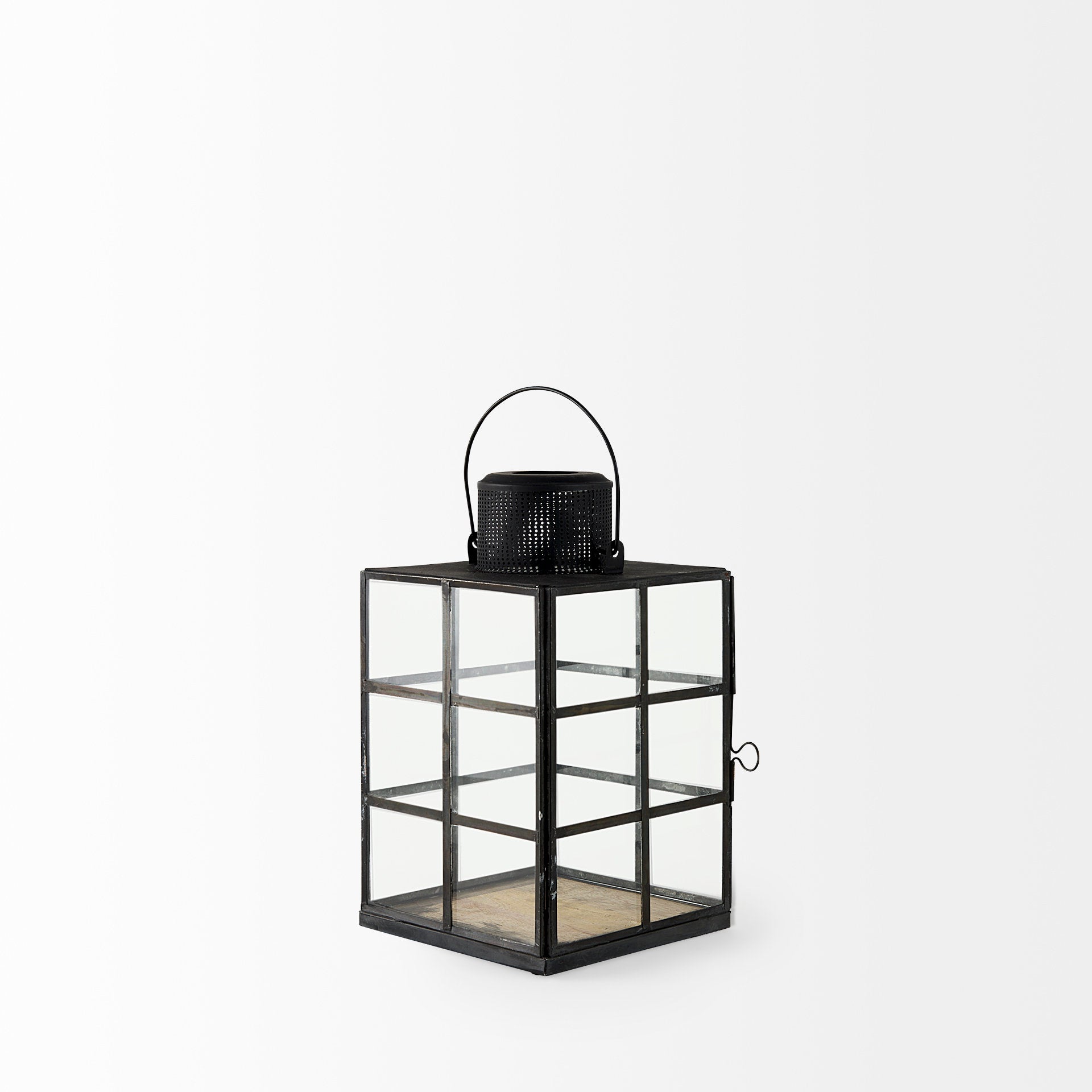 Mercana Gamfield 6.1" x 6.1" x 10.6" Metal Lantern