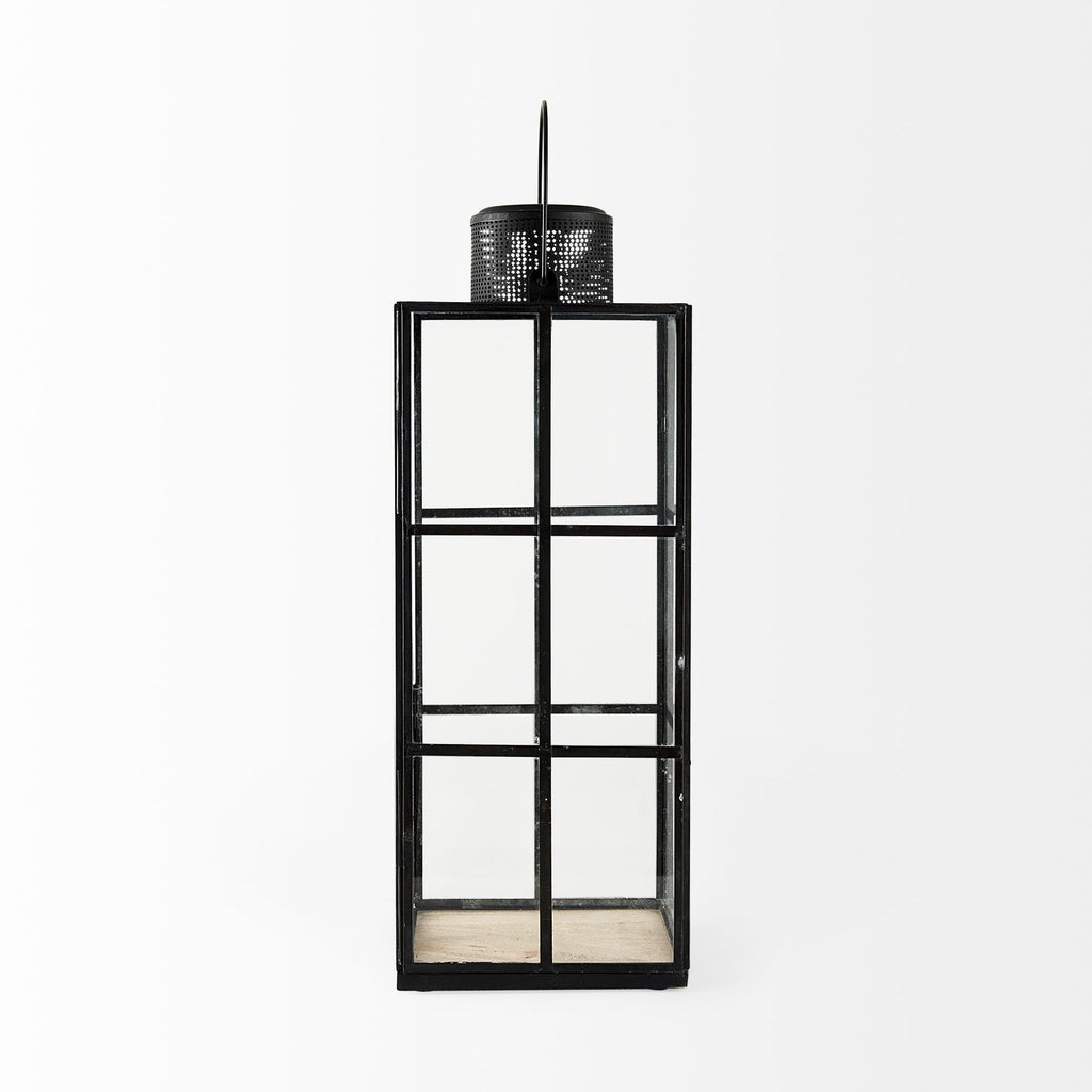 Mercana Gamfield 6.1" x 6.1" x 16.7" Metal Lantern