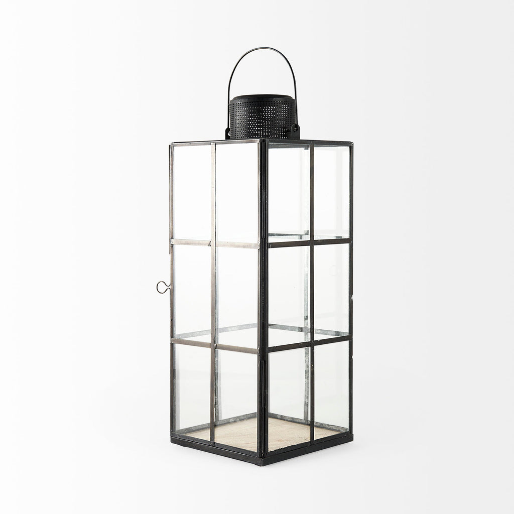 Mercana Gamfield 6.1" x 6.1" x 16.7" Metal Lantern
