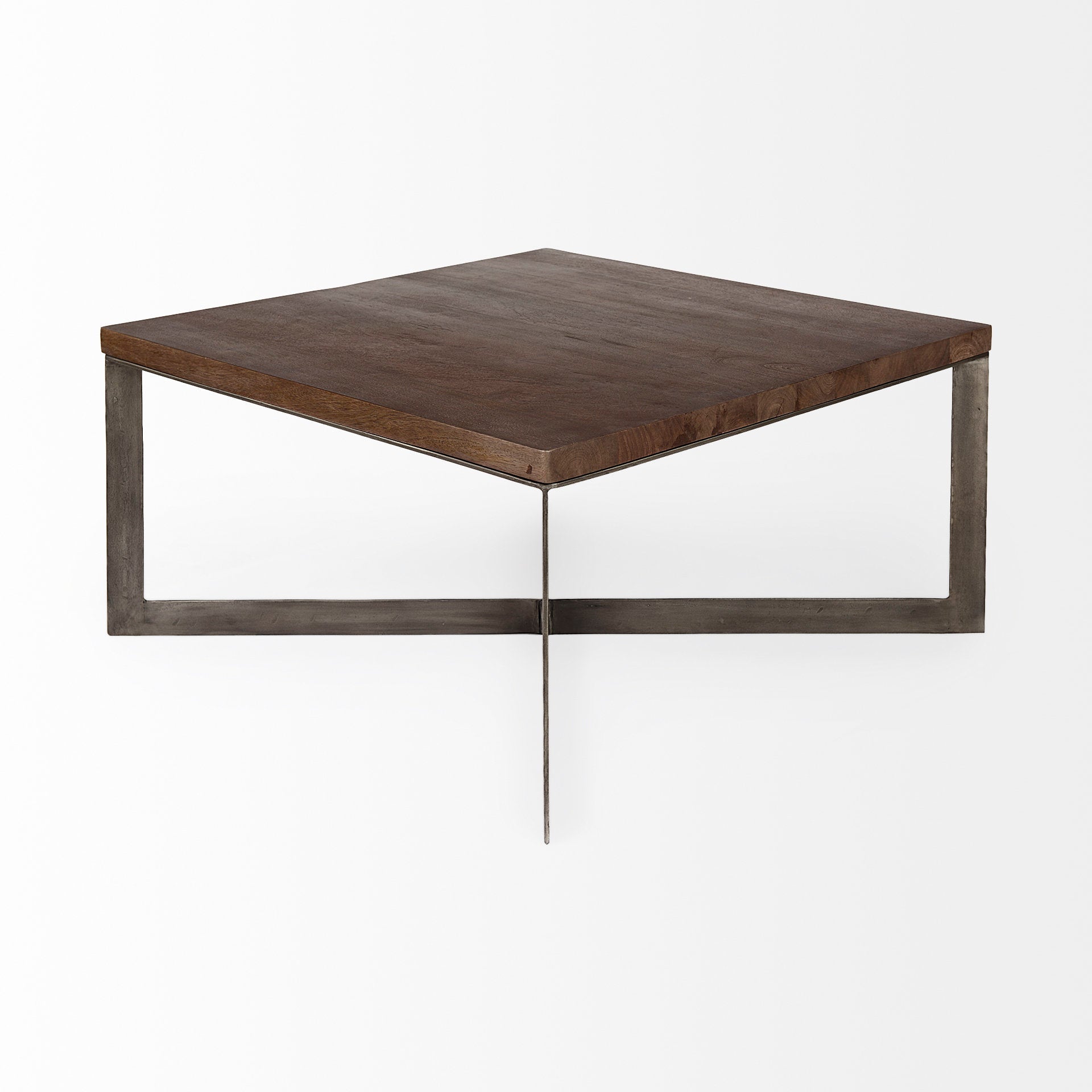 Mercana Faye 34" x 34" x 17" Solid Wood Coffee Table