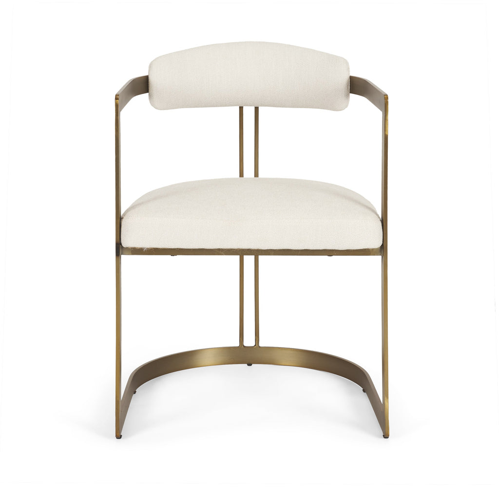 Mercana Hollyfield 20.5" x 21.3" x 29.5" Metal Dining Chair