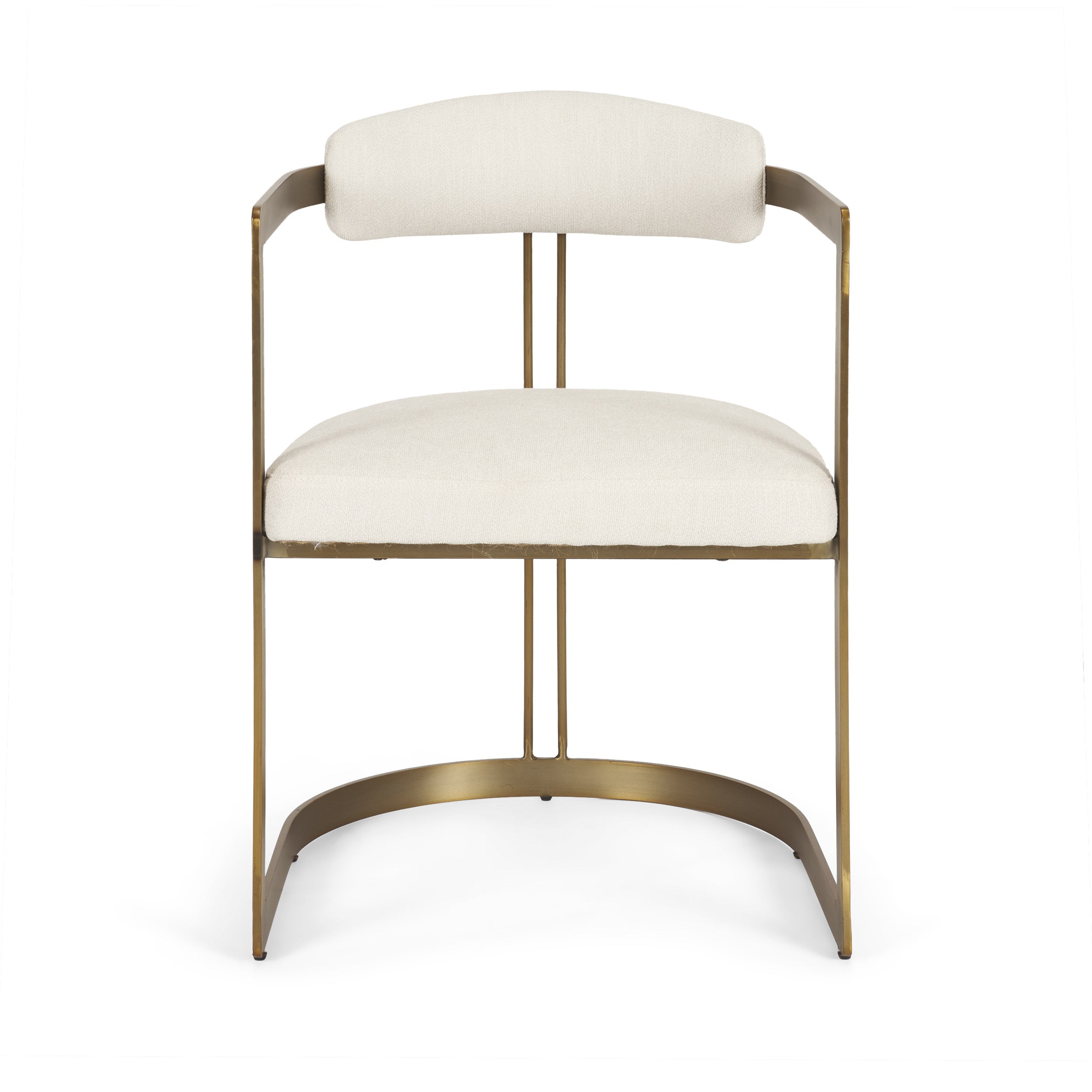 Mercana Hollyfield 20.5" x 21.3" x 29.5" Metal Dining Chair