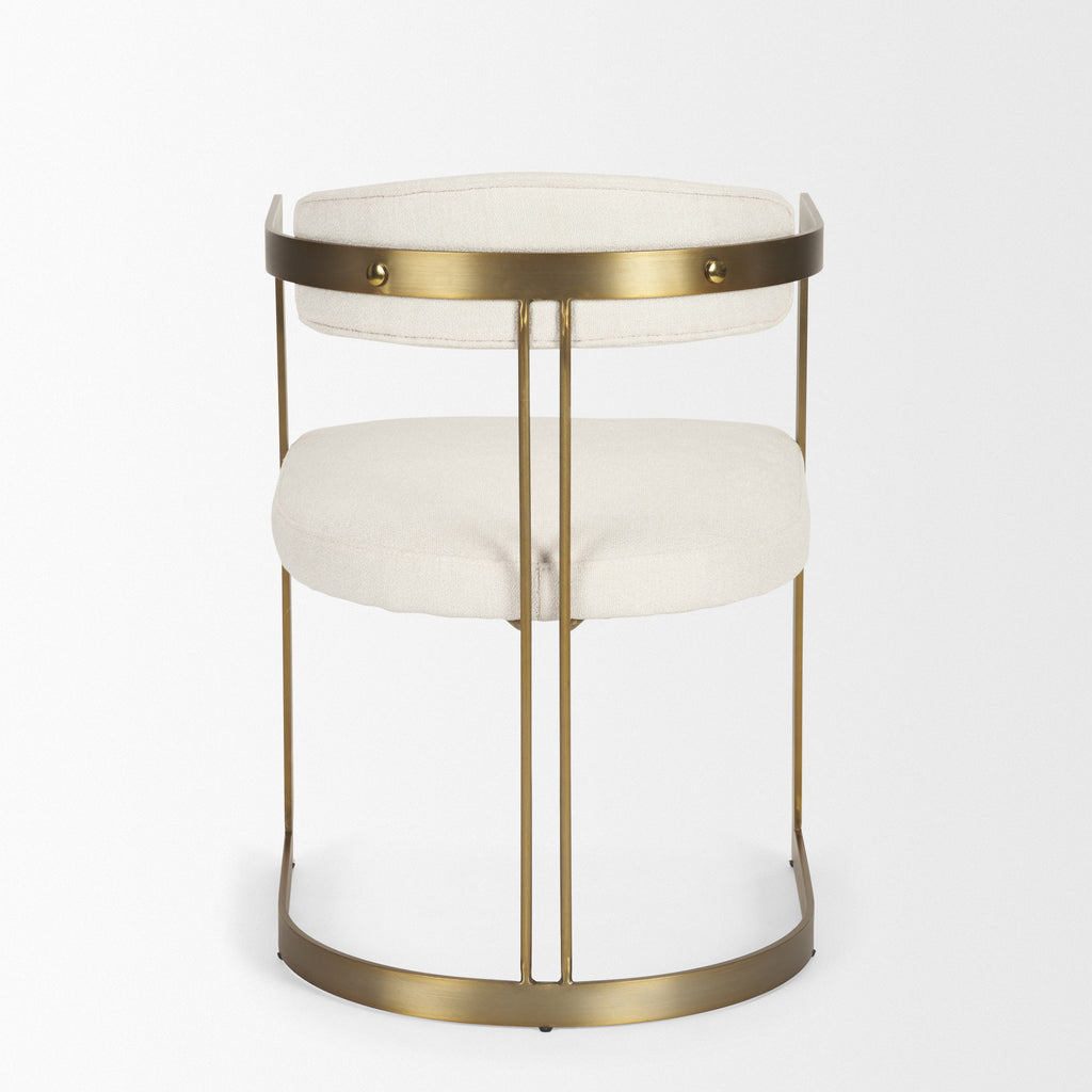 Mercana Hollyfield 20.5" x 21.3" x 29.5" Metal Dining Chair