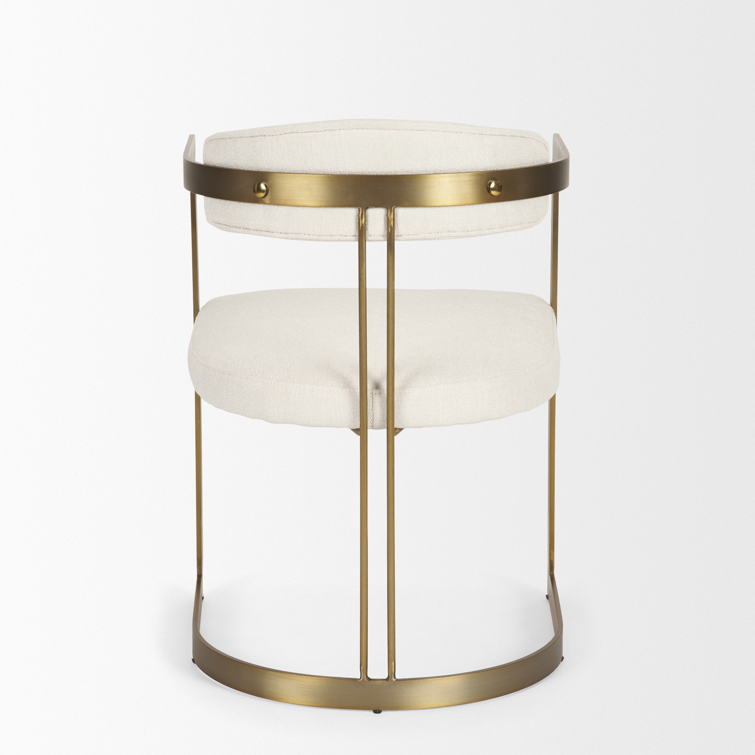 Mercana Hollyfield 20.5" x 21.3" x 29.5" Metal Dining Chair