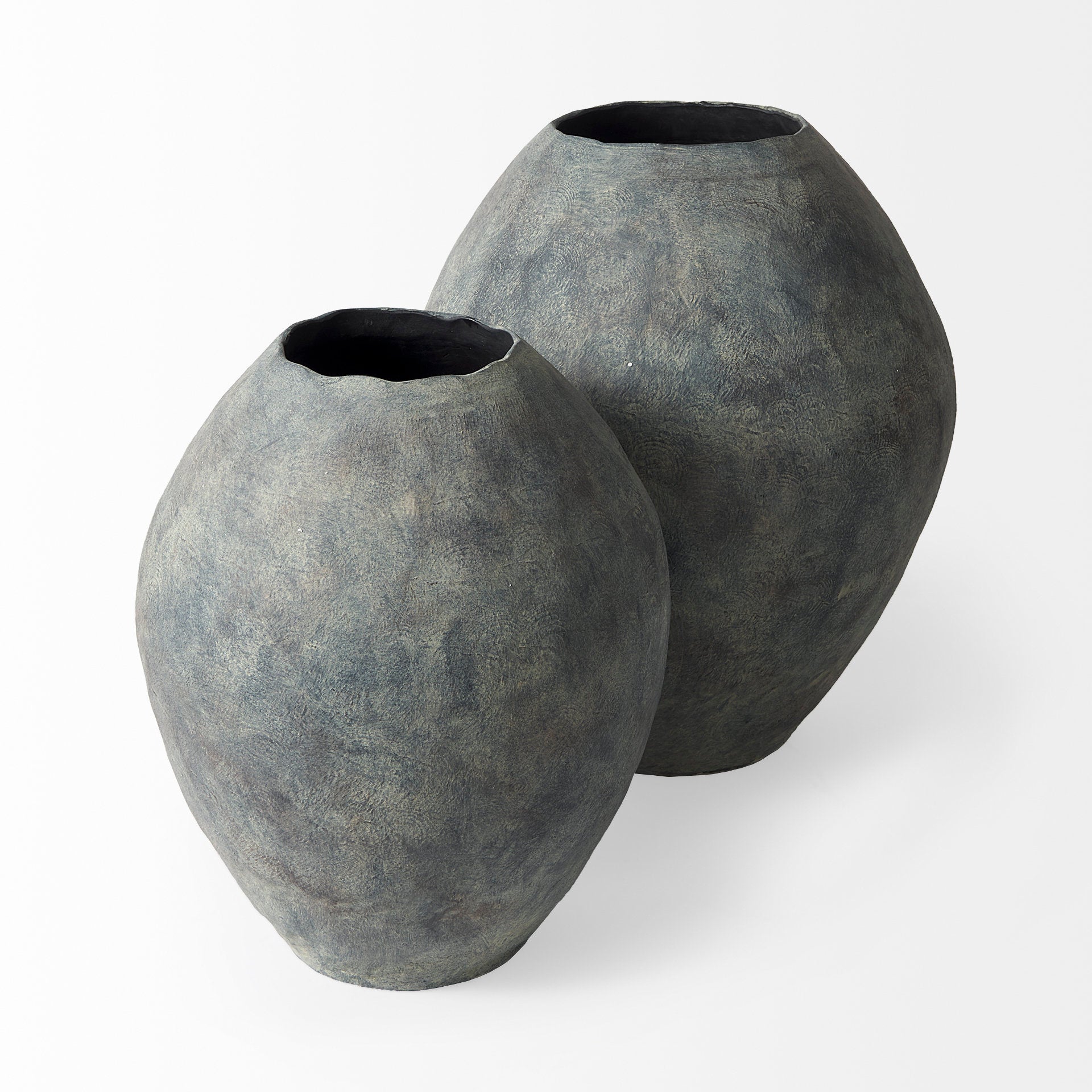 Mercana Gobi 16.1" x 16.1" x 19.7" Ceramic Floor Vase