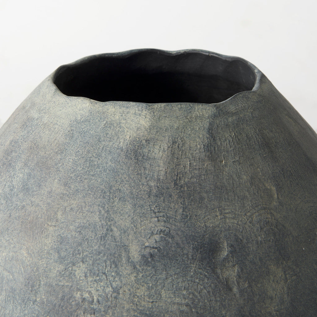 Mercana Gobi 16.1" x 16.1" x 19.7" Ceramic Floor Vase