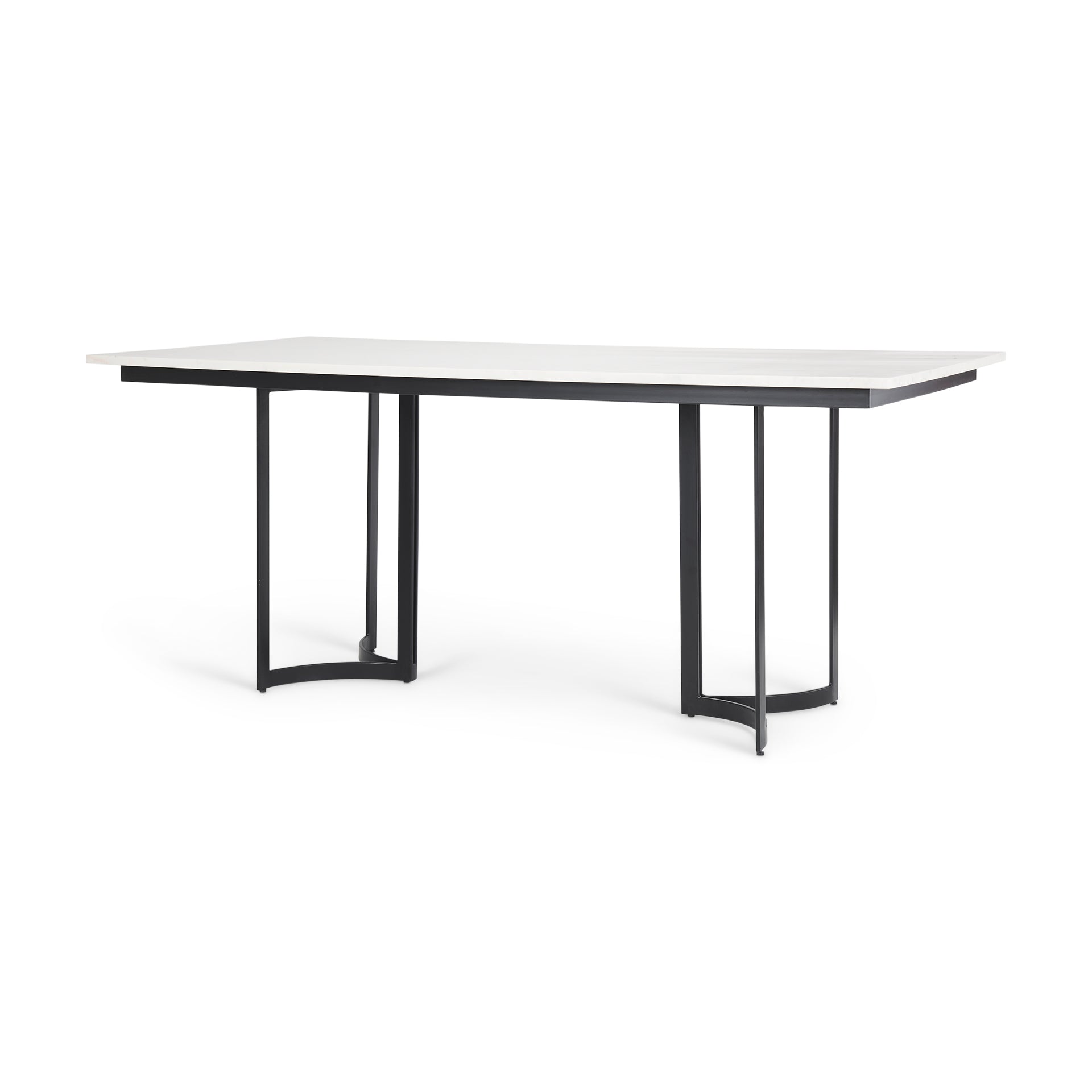 Mercana Tanner 71" x 35" x 30" Metal Dining Table