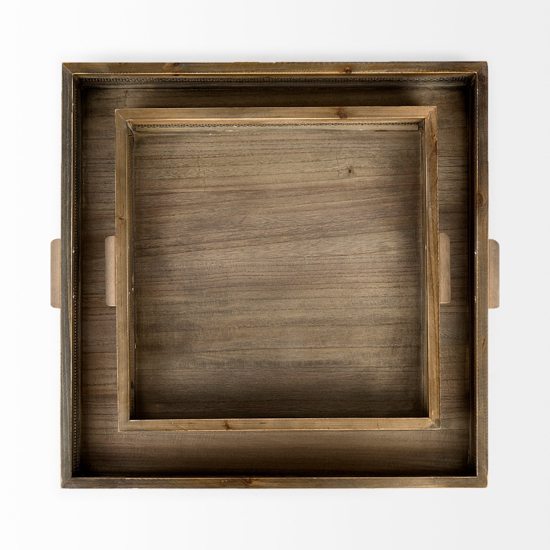 Mercana Sonny 23.6" x 23.6" x 2" Wood Tray