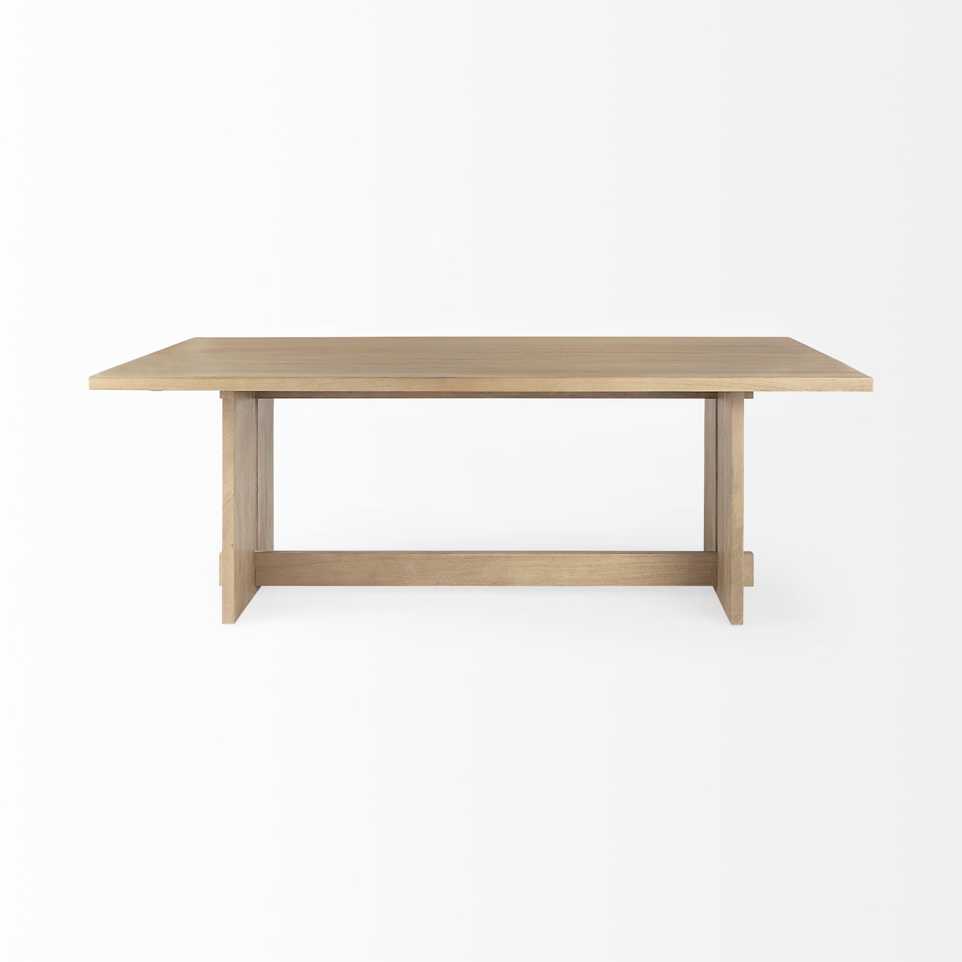 Mercana Aida 84" x 42" x 30" Solid Wood Dining Table