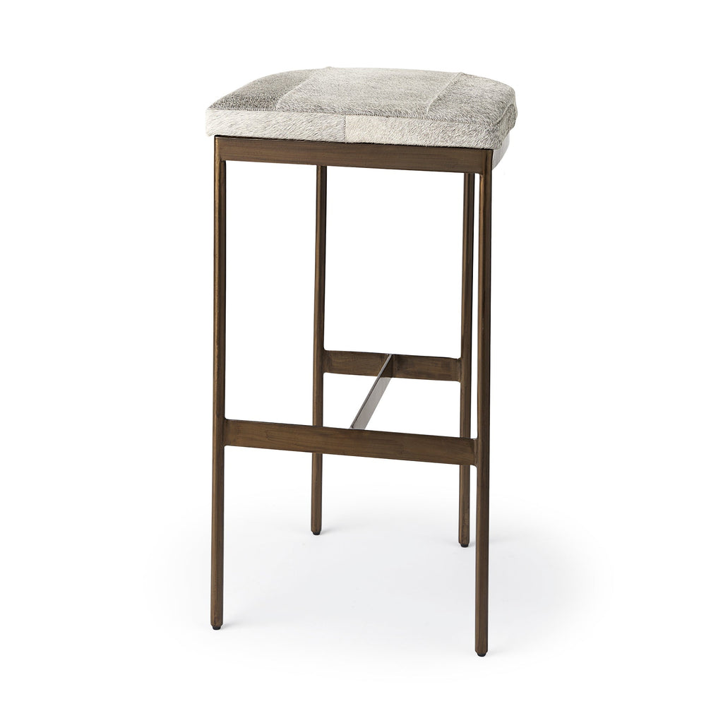 Mercana Millie 16.8" x 17.8" x 30" Metal Stool
