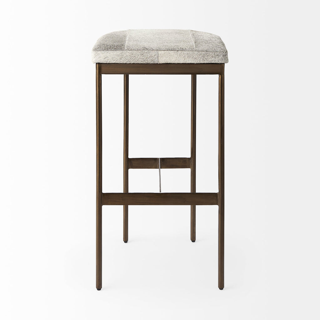 Mercana Millie 16.8" x 17.8" x 30" Metal Stool