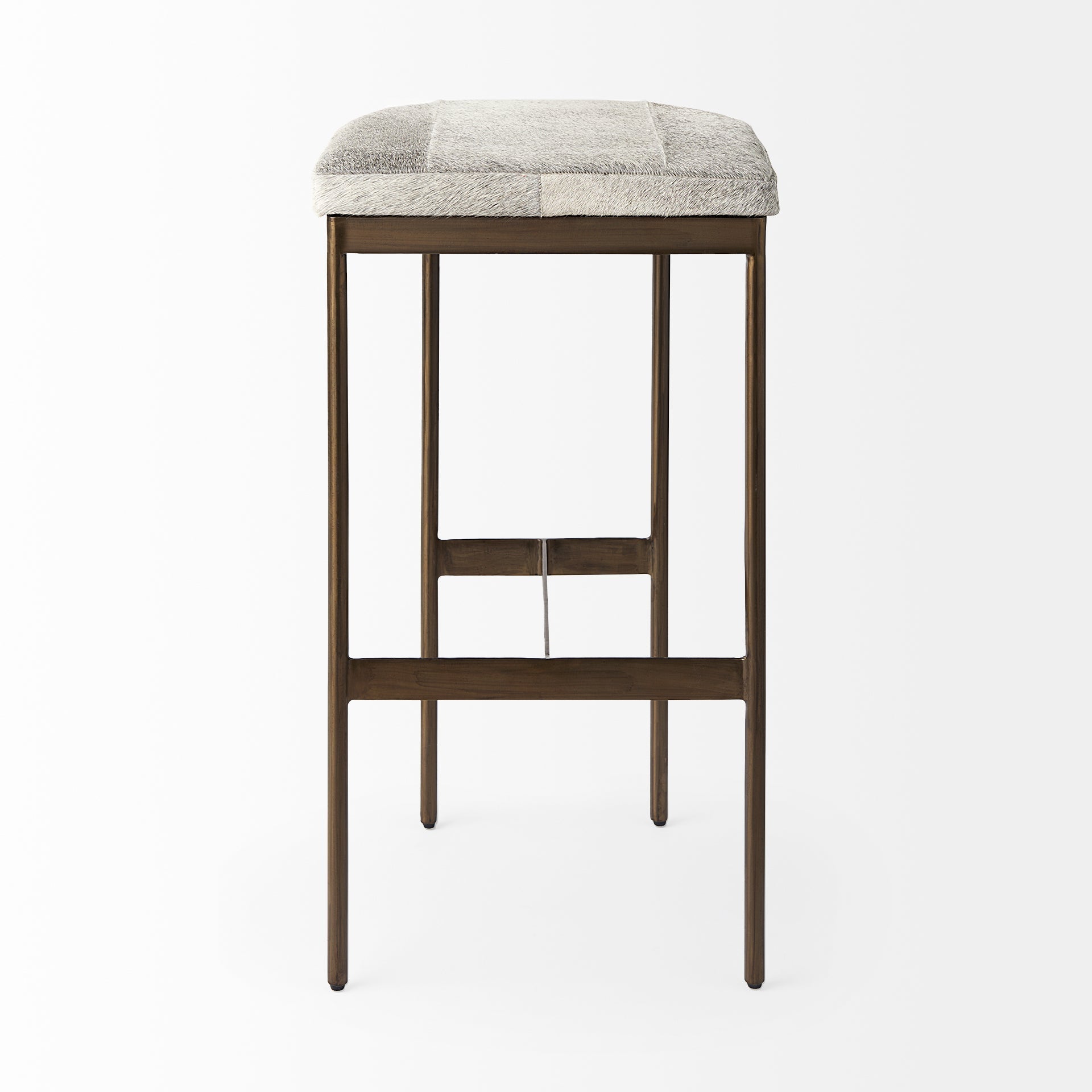 Mercana Millie 16.8" x 17.8" x 30" Metal Stool