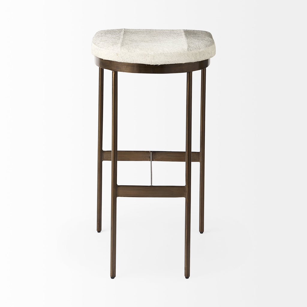 Mercana Millie 16.8" x 17.8" x 30" Metal Stool