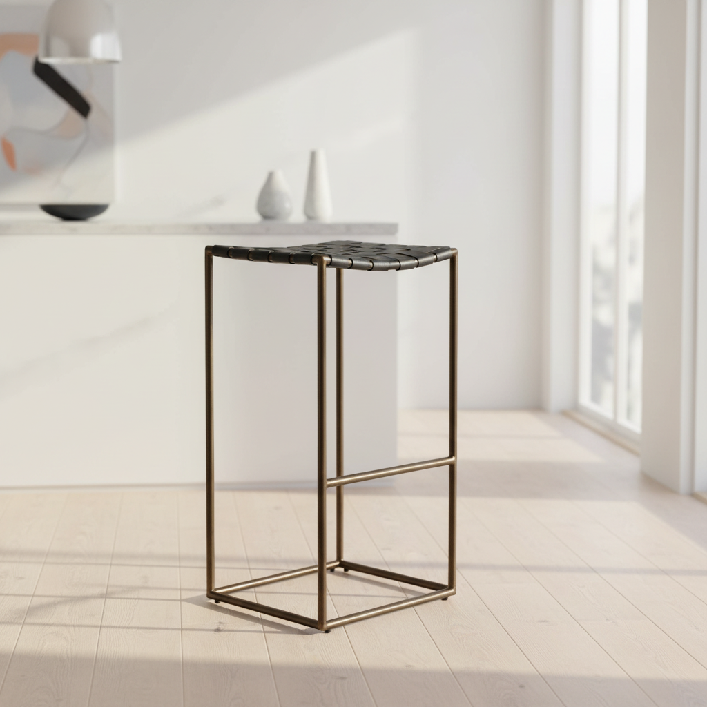 Mercana Clarissa 18" x 16" x 30" Metal Stool
