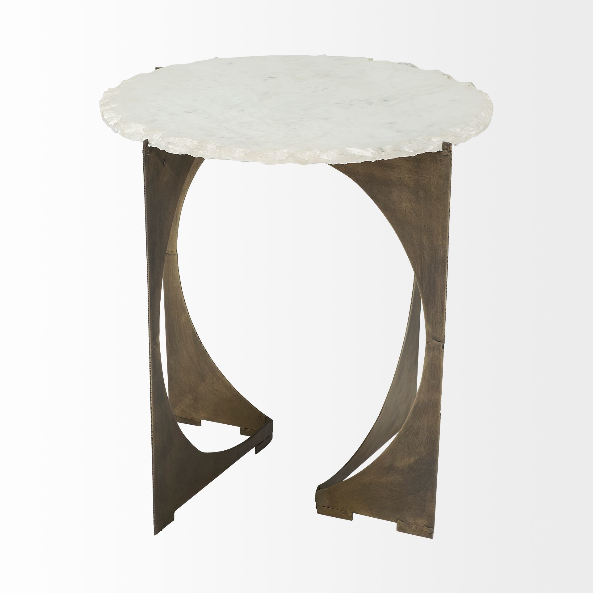 Mercana Reinhold 20" x 20" x 21" Metal Side Table