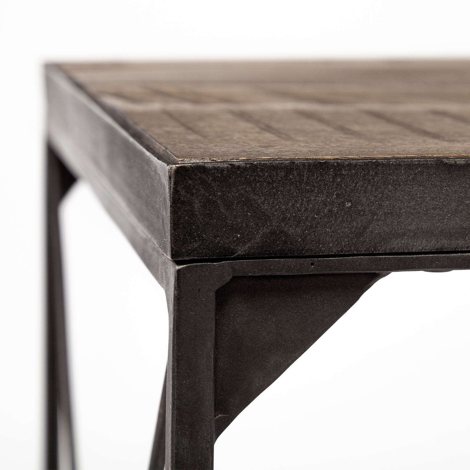 Mercana Trestman 24" x 24" x 22.5" Metal Side Table
