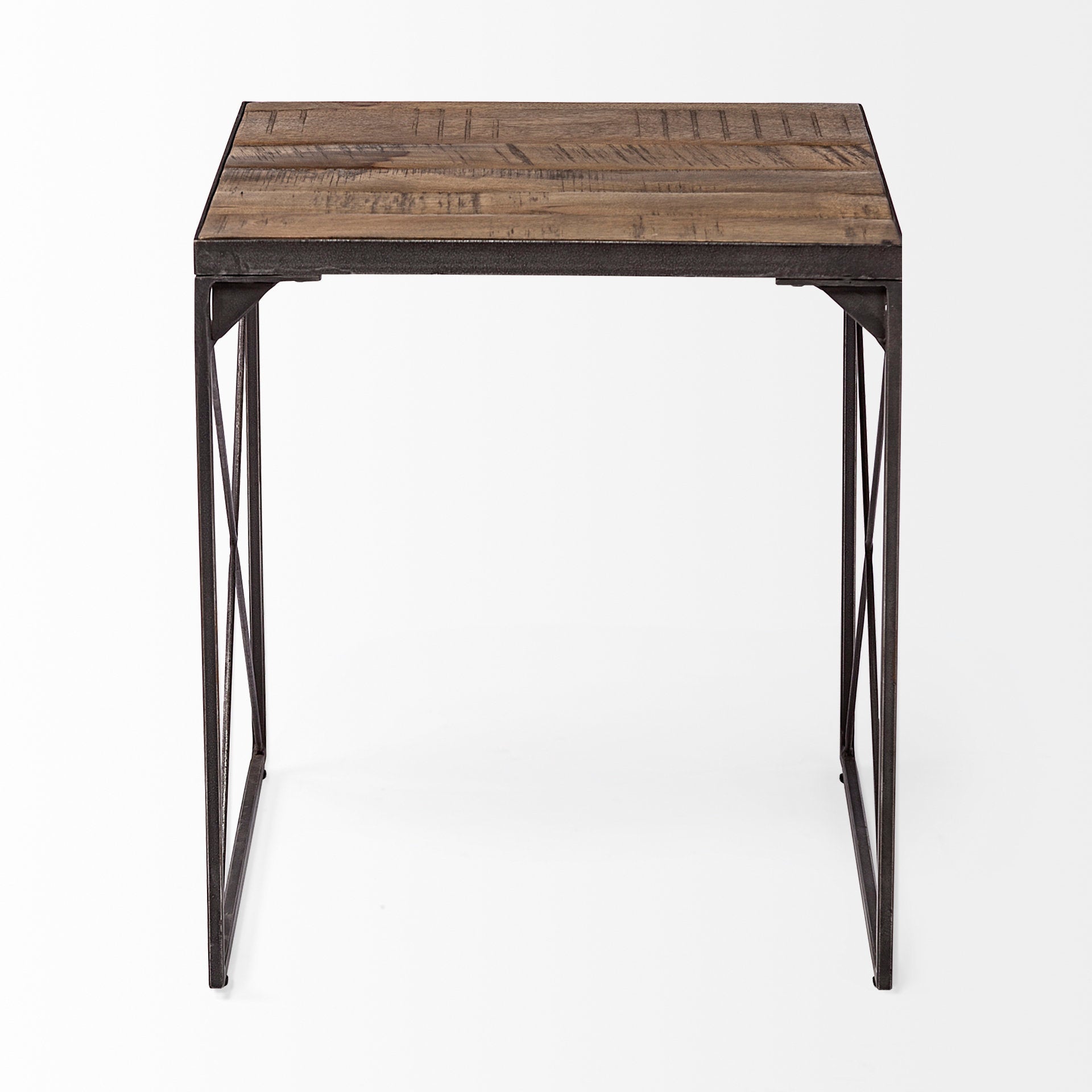 Mercana Trestman 24" x 24" x 22.5" Metal Side Table
