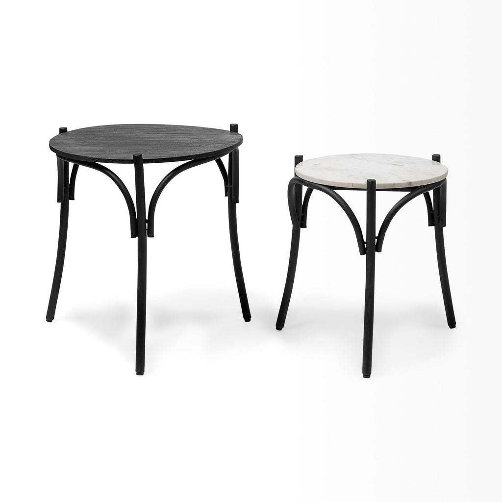Mercana Etienne 23" x 23" x 24.3" Side Table