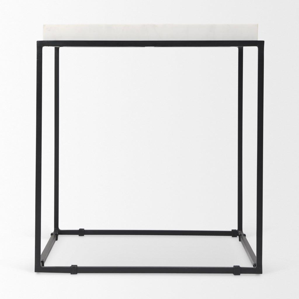Mercana Nathan 18" x 18" x 20" Metal Side Table