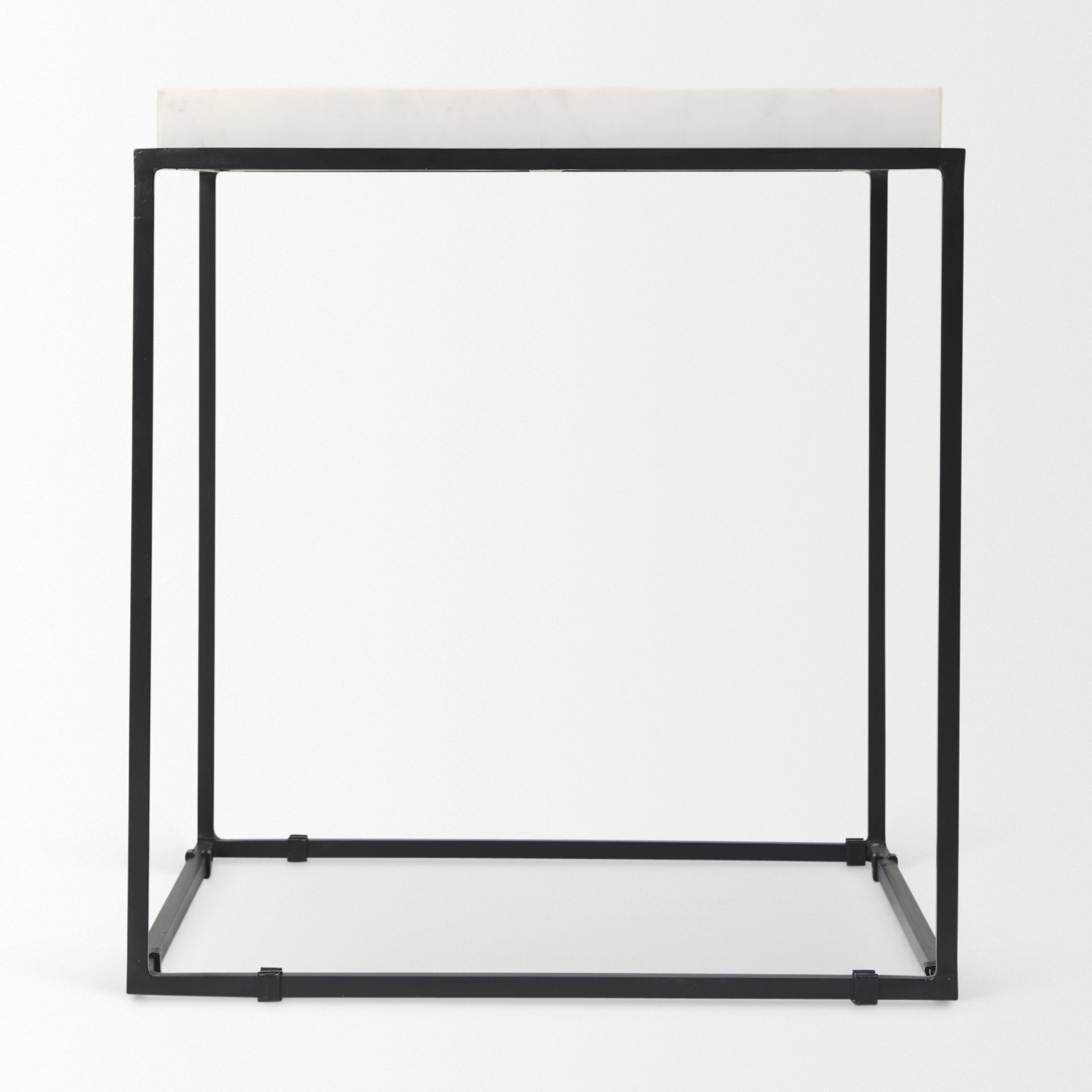 Mercana Nathan 18" x 18" x 20" Metal Side Table