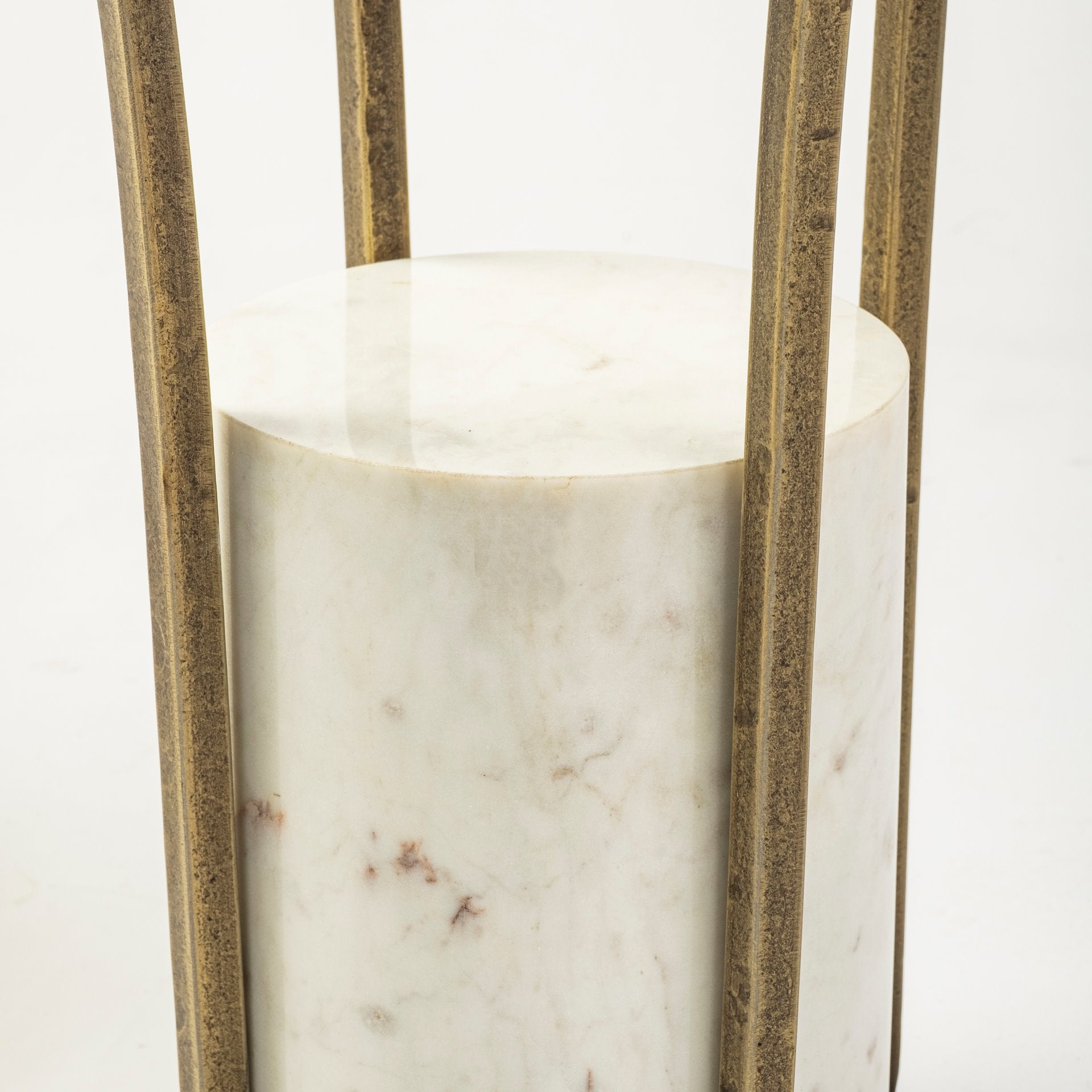 Mercana Jacinta 21" x 21" x 24" Metal Side Table
