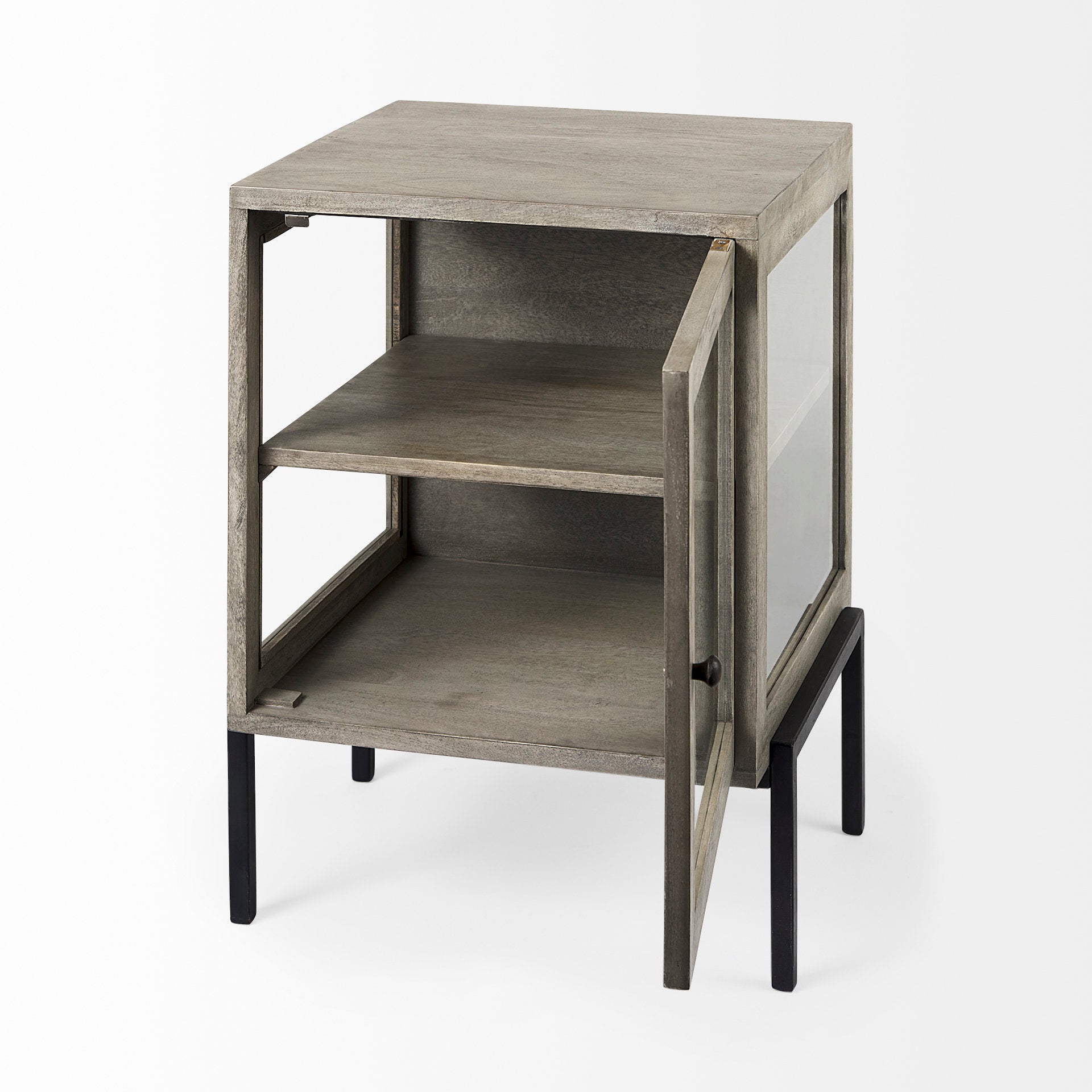 Mercana Arelius 20" x 18.8" x 26" Solid Wood Side Table