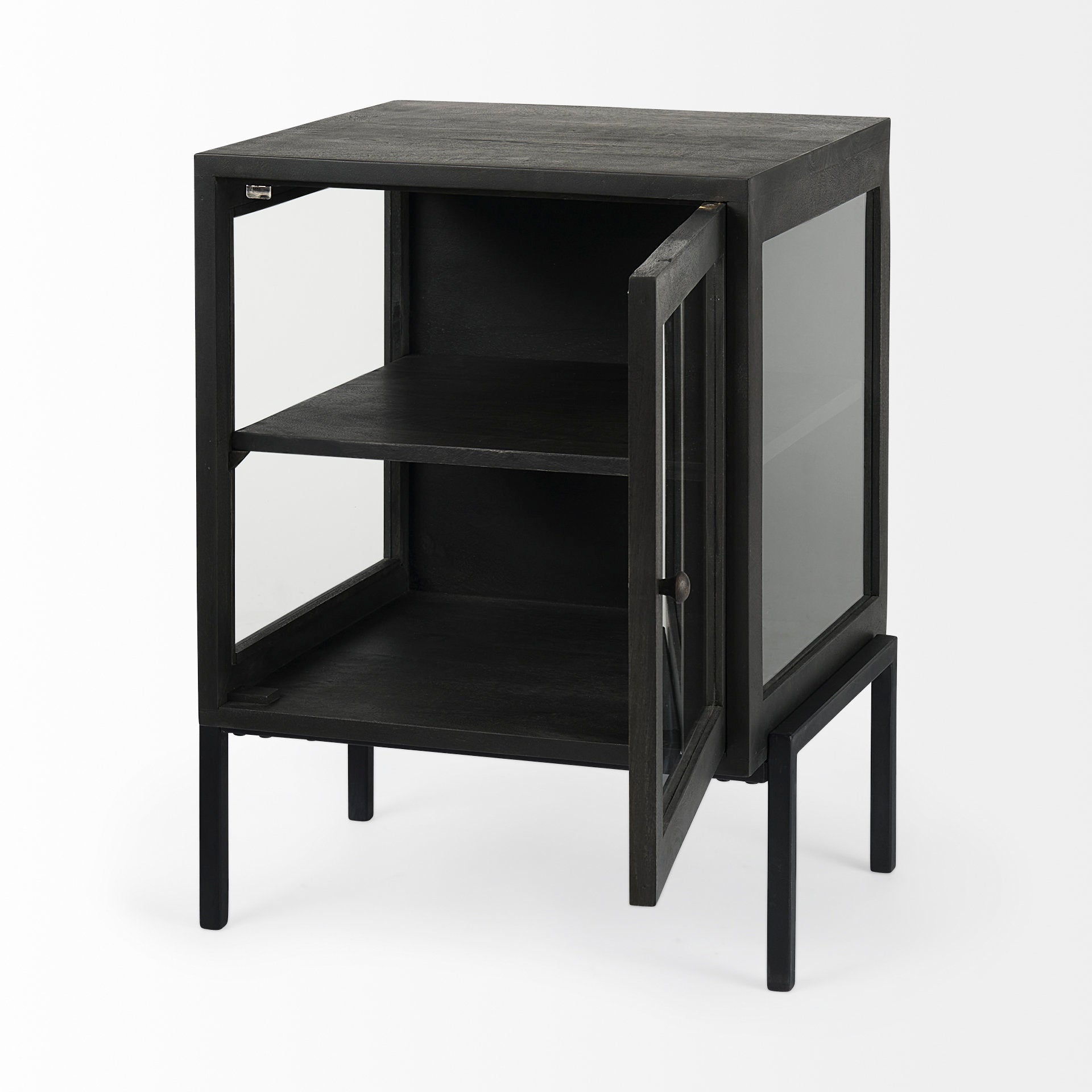 Mercana Arelius 20" x 18.8" x 26" Solid Wood Side Table