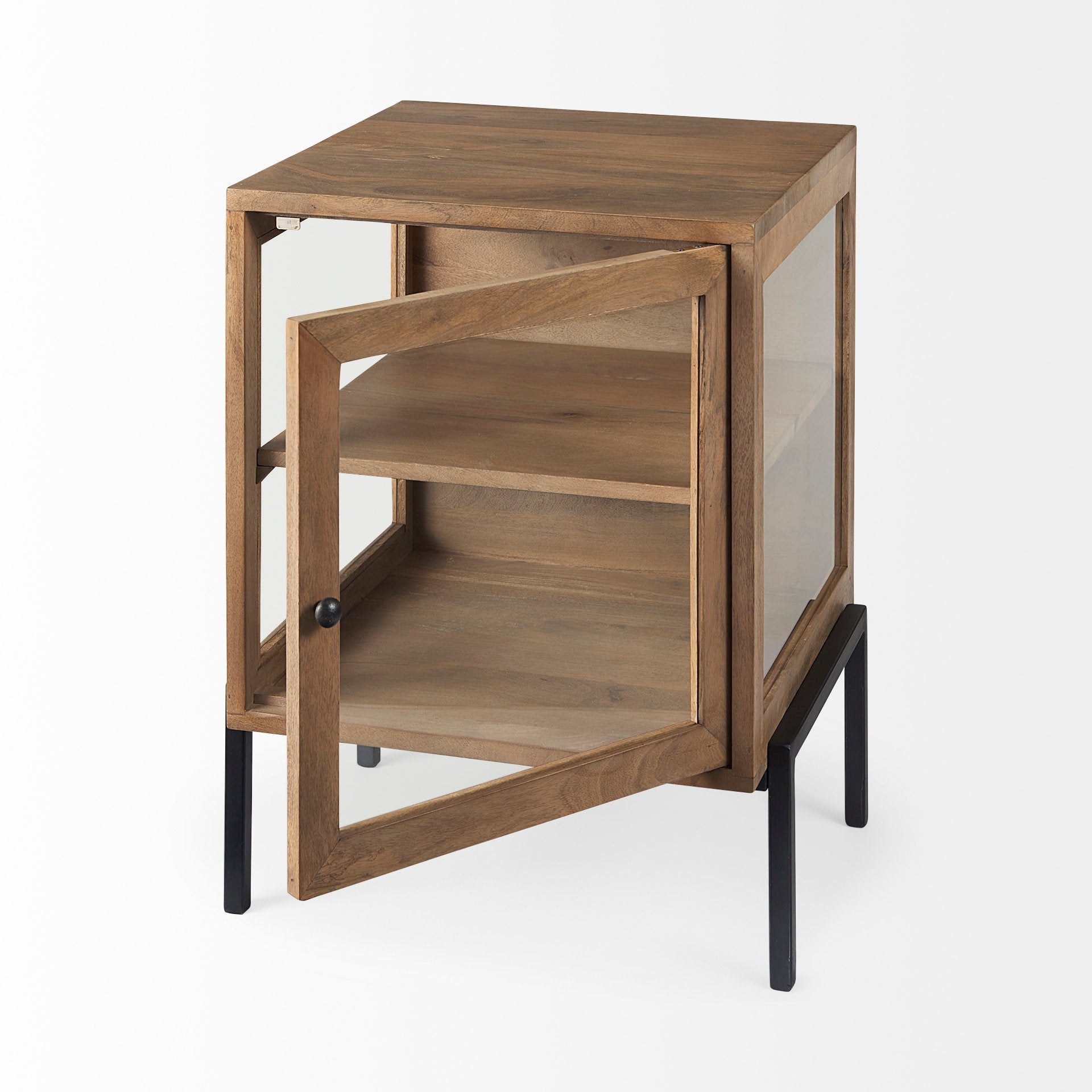 Mercana Arelius 20" x 18.8" x 26" Solid Wood Side Table
