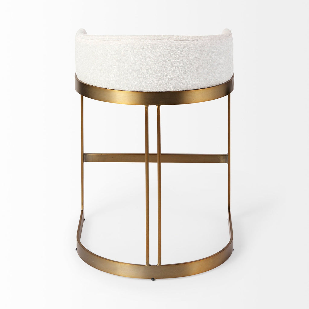Mercana Hollyfield 20.5" x 19.7" x 28.7" Metal Stool