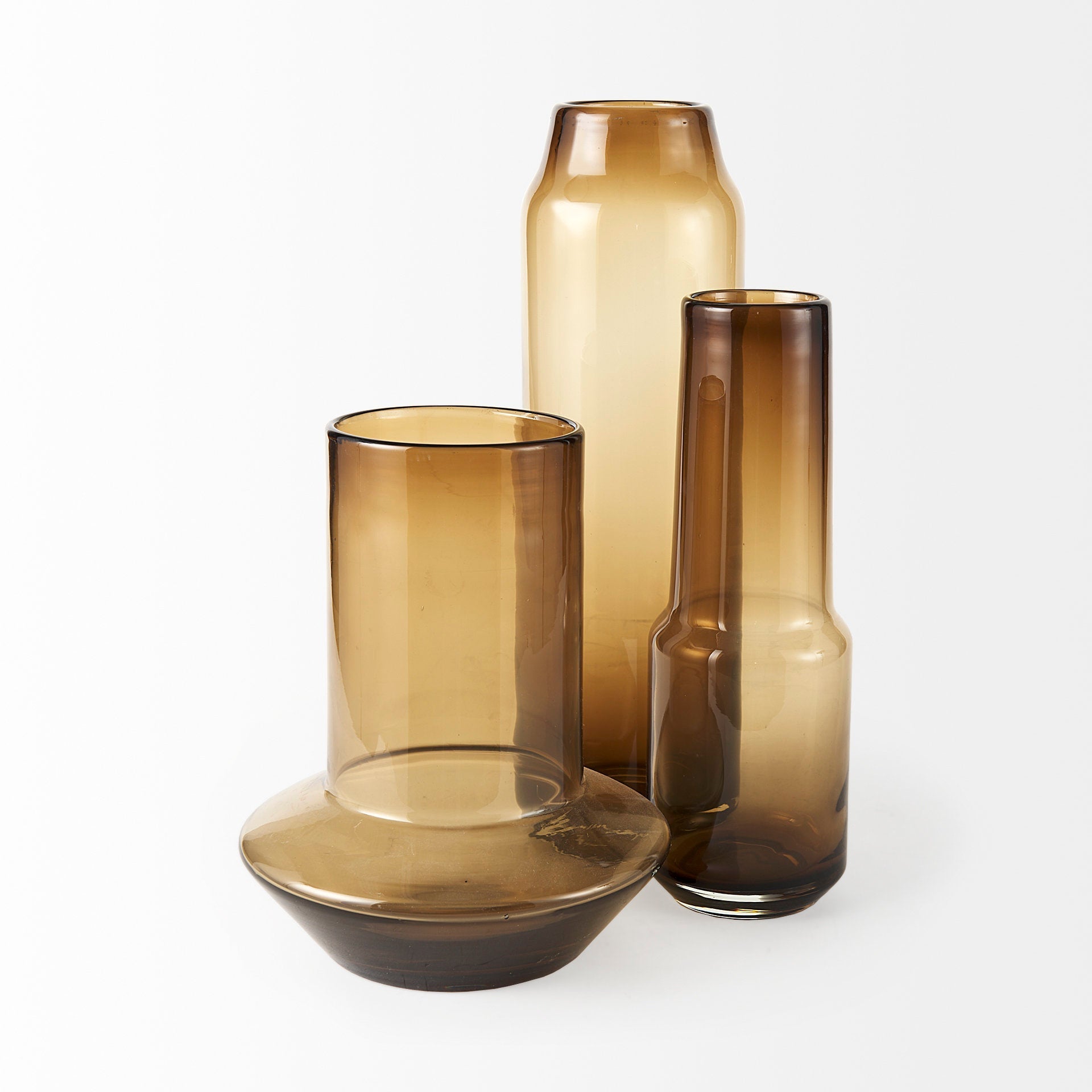 Mercana Amrita 4.1" x 4.1" x 11.9" Glass Vase