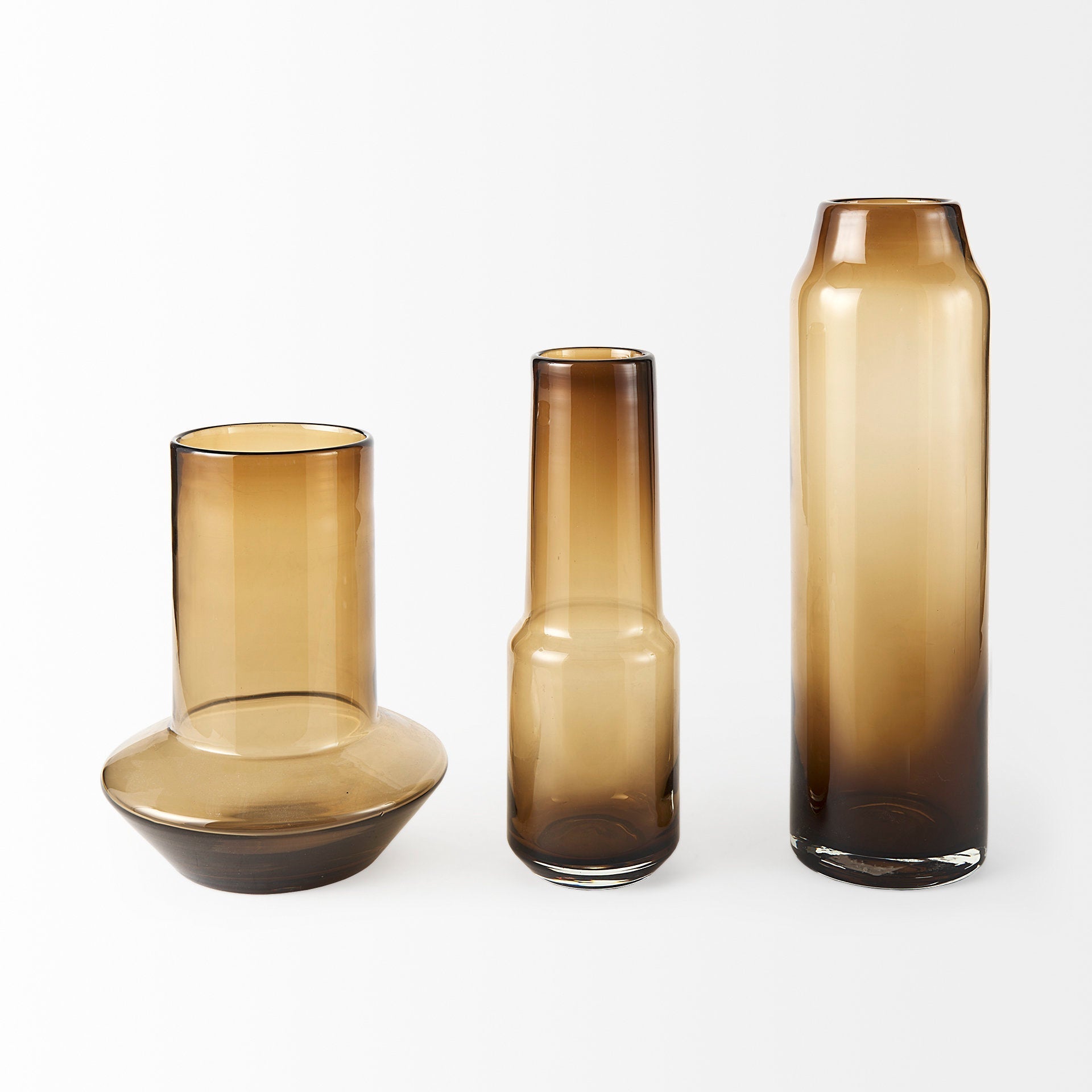 Mercana Amrita 4.7" x 4.7" x 15.9" Glass Vase