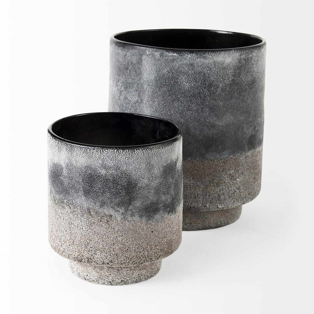 Mercana Squally 6" x 6" x 6.4" Ceramic Vase