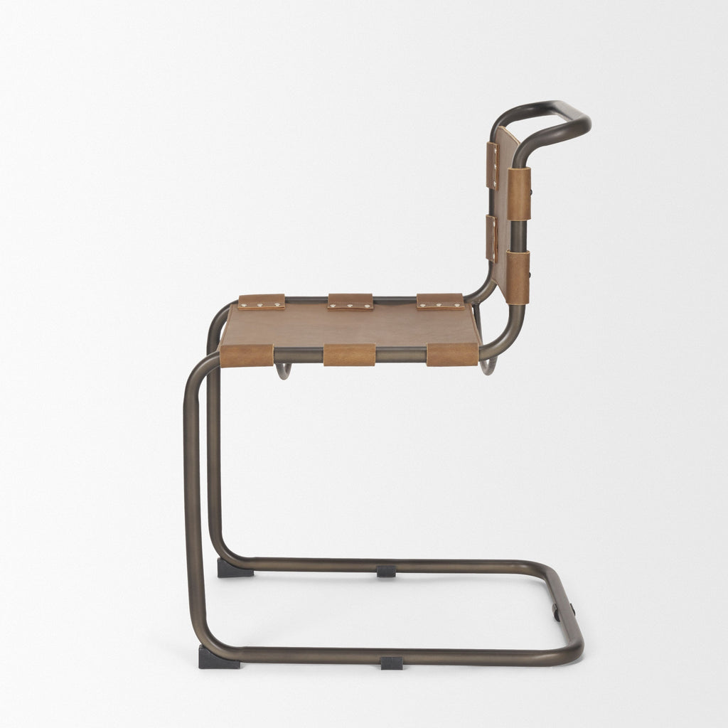 Mercana Berbick 20.5" x 24" x 33" Metal Dining Chair
