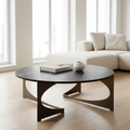 Mercana Reinhold 49" x 49" x 17.8" Metal Coffee Table