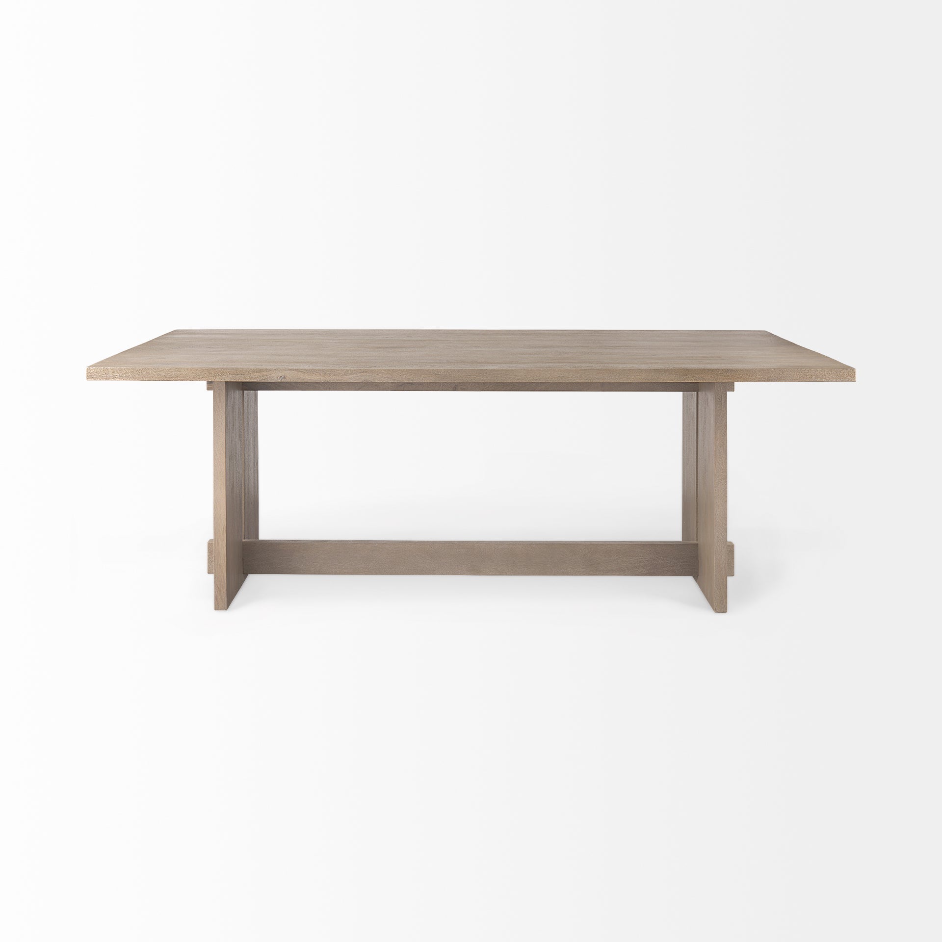 Mercana Aida 84" x 42" x 30" Solid Wood Dining Table