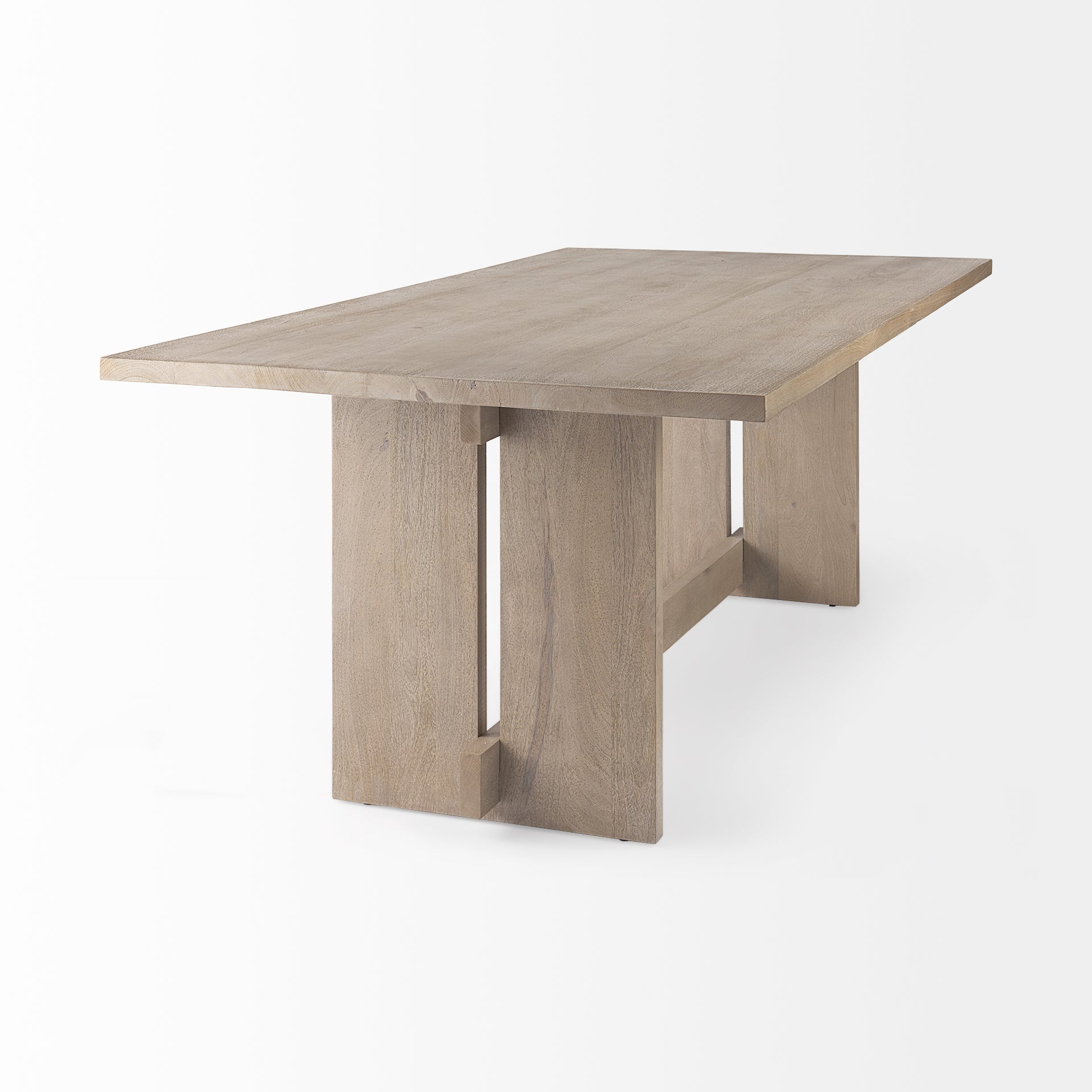 Mercana Aida 84" x 42" x 30" Solid Wood Dining Table
