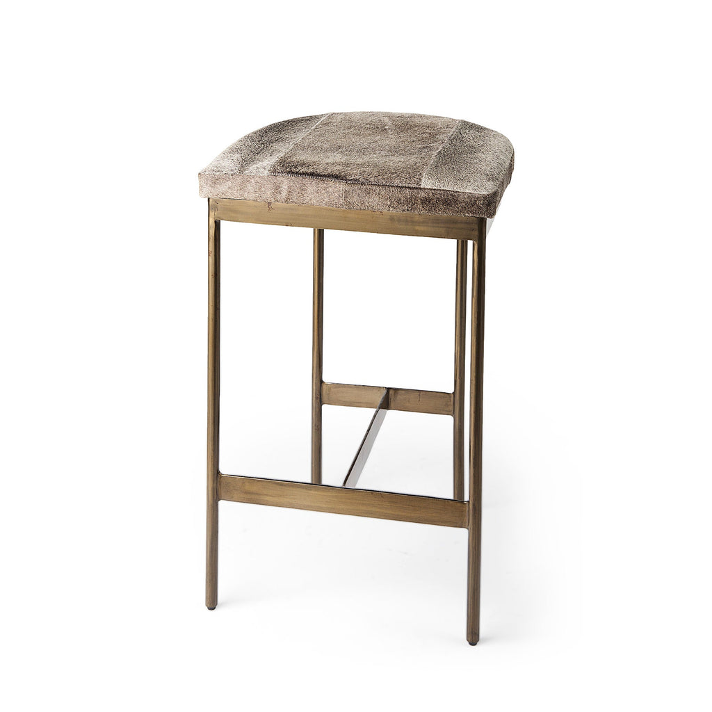 Mercana Millie 16.8" x 17.8" x 26" Metal Stool