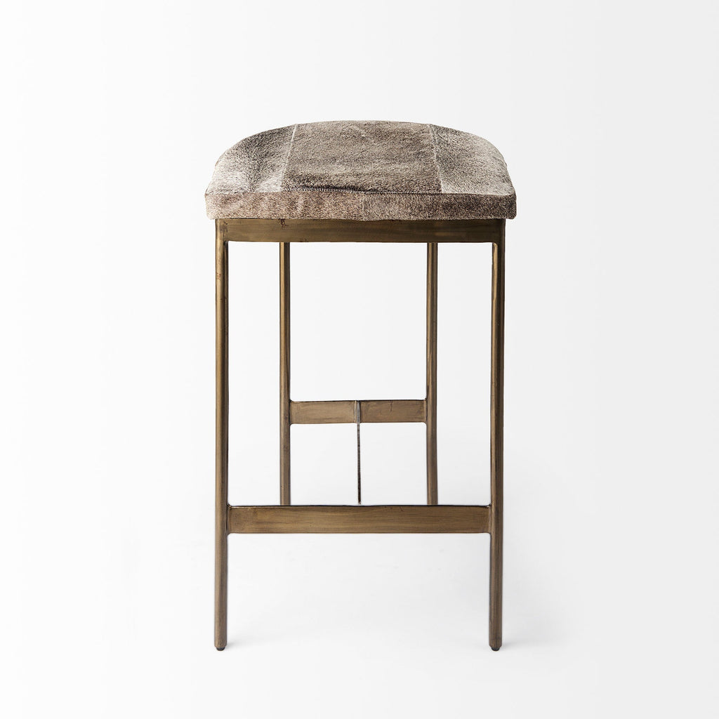 Mercana Millie 16.8" x 17.8" x 26" Metal Stool