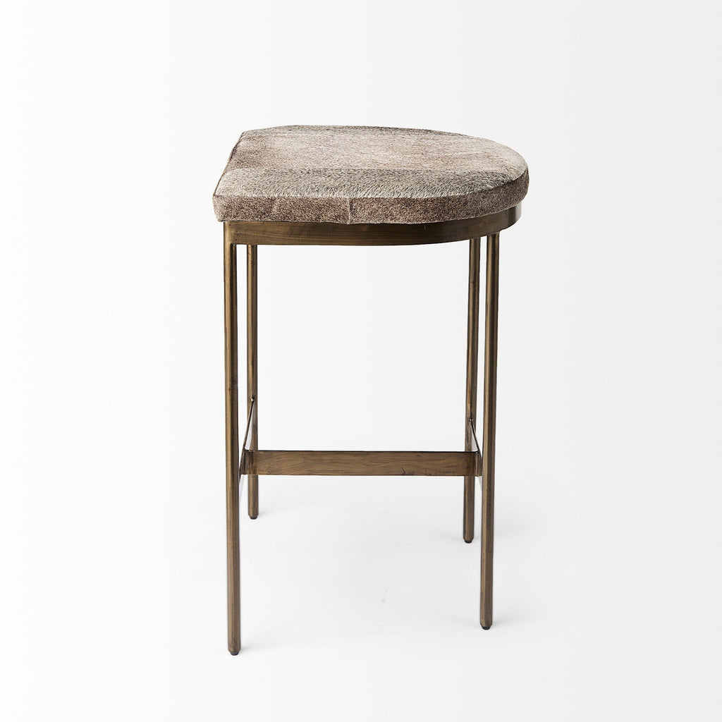 Mercana Millie 16.8" x 17.8" x 26" Metal Stool